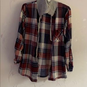 Cute youth flannel jacket